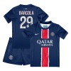 Oficiální Fotbalový Dres Paris Saint-Germain Bradley Barcola 29 Domácí 2024-25 pro Děti